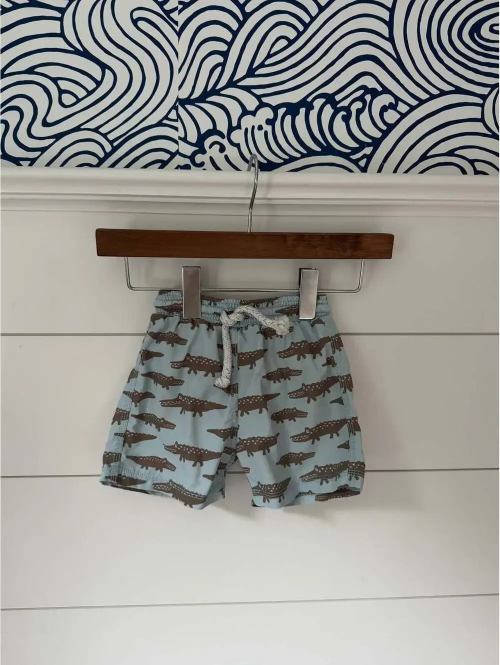 trotter's london alligator swim trunks